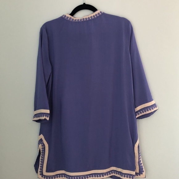 Kevia New Embroidered long top beach cover size sm - Picture 5 of 7